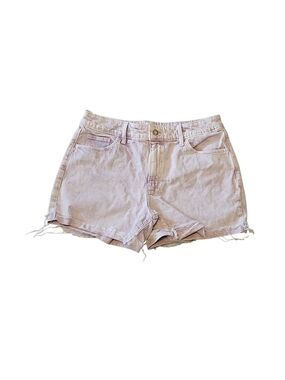 Light Lavender Women’s Denim Shorts High-Rise Cut Univeral Thread Size 12 31